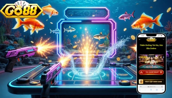 Bắn cá GO88: cách lựa game chơi dễ ăn tiền 2 ban ca go88